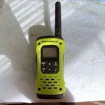 Motorola Portable Handheld 2-WAY Radio Walkie Talkie Green/black. Fixed Price $25.00.