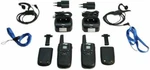 New Polmar Gemini Pair Of Compact Uhf PMR446 Handheld Transceivers With Headsets. Fixed Price $74.76.