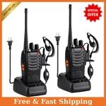 Long Range Walkie Talkie 2 Two Way Radio Charge Headset 888S, 16 Channel. Fixed Price $28.99.