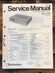Technics SU-V5 Amplifier Service Manual *original*. Fixed Price $24.97.