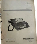 Motorola Mocom 70 Mobile Fm Two-way Radio 136-174 Mhz Instruction Manual 1976. Fixed Price $25.50.