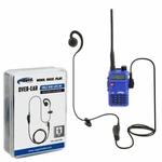 Single Wire Ear Hook Lapel Mic For Rugged Radios Kenwood Handheld Racing. Fixed Price $40.80.