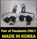 Pair New Racing Intercom System Fan Link Unlimited Nascar Headset -racescanners. Fixed Price $199.95.
