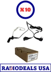 Motorola 2-WIRE Surveillance Kits For CP200/CP200D Radios PMLN6530A 10 Piece. Fixed Price $200.00.