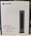 Motorola MB7621 Cable Modem Docsis 3.0 1000 Mbps New Factory Sealed Nib. Fixed Price $32.99.