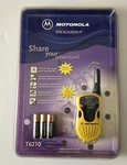Sealed Motorola Talkabout T6210 Yellow Handheld Frs 2-WAY Radio Walkie Talkie. Fixed Price $35.10.