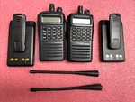 Lot Of 2X Original Vertex Standard EVX-539-G7-5 Two Way Radios/w Batteries. Fixed Price $199.00.