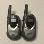 Audiovox 2-WAY Radios Model #GMRS7001-2 7-MILE Range With Belt Clip Black Silver. Fixed Price $14.43.