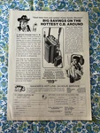 Midland Portable Cb Radio Vintage 1976 Print Gander Mountain. Fixed Price $8.50.