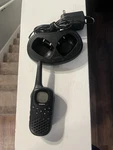 Uniden GMR638-2CK Black 2-WAY Walkie Talkies + Charging Base Tested. Fixed Price $20.00.