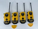 4 Vintage 1999 200 Toy Inc. Communicator Walkie Talkies, Morris Code Radios. Fixed Price $19.67.