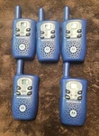 Motorola T4500 Talkabout Walkie Talkies SET-5 No Batteries W/clips All Work. Fixed Price $19.99.