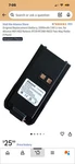 HD1 Retevis RT29 Original Walkie Talkies Battery, 3200MAH 7.4V Li-ion Black. Fixed Price $12.00.