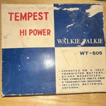 Tempest WT-505 Cb Walkie Talkie Pair, Transceiver, Telescopic Antenna, Manual. Fixed Price $20.14.