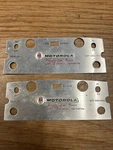 Motorola Motrac, MOCOM-70 Used Control Head Escutcheon Faceplate 2 Frequency. Fixed Price $7.00.