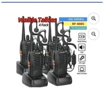 Baofeng BF-888S Two-way Radio Uhf 4PK Walkie Talkie And Earpieces Batteries Ant. Fixed Price $55.00.