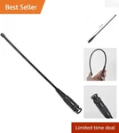 Upgrade Your Radio Range With HYS-771N Vhf/uhf Antenna For Handheld Icom Devices. Fixed Price $30.98.