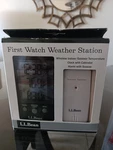 New Vtg Ll Bean First Watch Weather Station In/outdoor Temp/clock/calendar. Fixed Price $39.99.