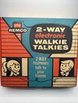 Vintage Remco #500 2-WAY Electronic Walkie Talkies Toy Phones W/ Box. Fixed Price $44.95.
