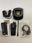Motorola PR400 Uhf 16 Channel Two-way Radio AAH65RDC9AA2AN New Accessories B619. Fixed Price $142.50.