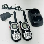 Motorola MJ270 Two-way Radios With Charging Dock No Batteries. Fixed Price $29.99.
