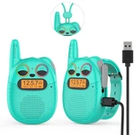 Qniglo Kids Rechargeable Walkie Talkies Long Range, Fm Radio, Ages 3-12. Fixed Price $50.98.