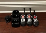 Motorola 2 Way Radio Walkie Talkie Pack MR350TPR Black + Slot Charger. Fixed Price $34.00.