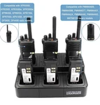 PMPN4284 No-impres Six-way Multi-unit Charger Fit For Motorola Radio. Fixed Price $220.00.