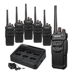 Walkie Talkies Rechargeable, Set Of 6, Portable Two Way Radios, By Retevis #RT48. Fixed Price $147.99.
