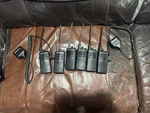 Motorola RDU4100 Two-way Lot 6 Radios + 2 Speaker Mics. Fixed Price $750.00.