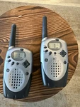 Vintage 2001 14 Channel Two-way Radios, Walkie Talkies Model 35840 Pair. Fixed Price $39.99.