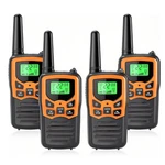 4 Pack Long Range 100 Mile Walkie Talkie Two Way Radio Charge Headset Waterproof. Fixed Price $40.95.