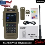 VR-N76 Portable Walkie Talkie Uv Dualband Radio Bluetooth IP67 Gps Positioning. Fixed Price $156.65.
