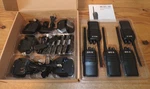(5 Pack) Retevis RT21 Two Way Radios W/charging Cradles/belt Clips, No Batteries. Fixed Price $35.00.
