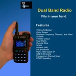 Dual Band Uhf Vhf Walkie Talkie High-resolution Color Display Extensive Channel. Fixed Price $93.00.