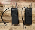 Pair Of Vintage 1965 Sony Handheld CB-801W 27MHZ Transceivers Leather Cases.. Fixed Price $124.95.