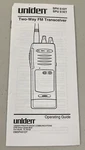 Uniden Handheld Two Way Fm Transceiver Radio Manual Only. Sph 51DT Spu 51KT 1997. Fixed Price $7.25.