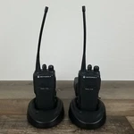 Motorola CP200 Channel Uhf 438-470 Mhz Radios W/ Chargers AAH50RDC9AA1AN. Fixed Price $225.00.