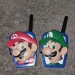 Nintendo Mario & Luigi Walkie Talkies Set Blue Red Green Character Design Model. Fixed Price $8.00.