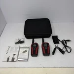 Uniden SX409-3VP 32 Mile 22 Channel Two-way Radios Red Pack Of & Survival Kit. Fixed Price $34.99.