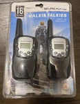 New Blackfin Walkie Talkies 16 Mile Range 22 Channel Flashlight Led Backlight. Fixed Price $15.00.