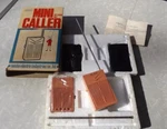 Vtg Japan Tensho Mini Caller Walkie Talkie Set With Box & Instructions. Fixed Price $75.00.