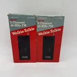 Realistic TRC-503 Pair Of Two (2) Walkie Talkies 5-CHANNEL 49-MHZ Fm -- Untested. Fixed Price $124.99.