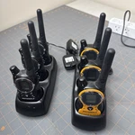 6 Motorola T8510TPR 2-WAY Walkie-talkie Radios & Charger. Fixed Price $45.00.