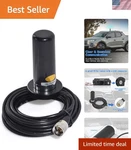 Dual Band Vhf Uhf Ham Mobile Radio Antenna PL259 Connector With Magnetic Base.... Fixed Price $39.19.