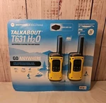 New Motorola Talkabout T631-H2O Waterproof Two-way Radios W/bonus Carry Case. Fixed Price $130.00.