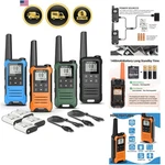Long Range Walkie Talkies For Adults 4 Pack Rechargeable Noaa Camping Radios. Fixed Price $65.43.