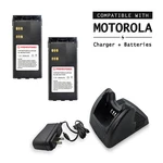 HNN9008 Batteries & Charger Kit For Motorola Radios HT750, HT1250, GP380, MTX850. Fixed Price $53.99.