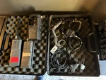 Pair Of Tekk KS-220 Vhf Transceivers, 1 LC-450 Case, Storage *untested*. Fixed Price $39.99.