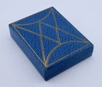 Antique Harris Jewelers D.c. Blue Necklace Jewelry Presentation Box Vintage Deco. Fixed Price $98.00.